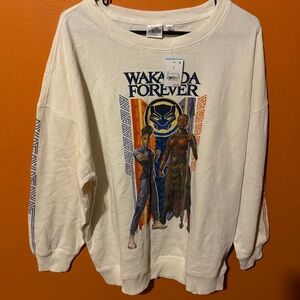 Marvel Studios Wakanda Forever Crew Neck Sweater M